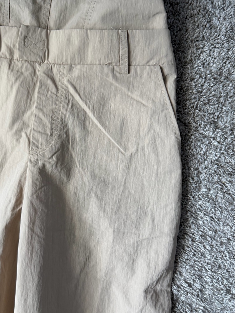 Zara Strapless Wide-Leg Jumpsuit in Beige - Picture 11 of 13